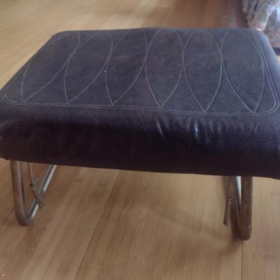 Vintage Adjustable Foot Stool