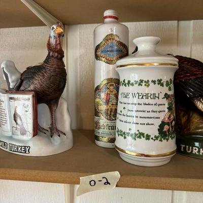 Animal Decanters and Bar box