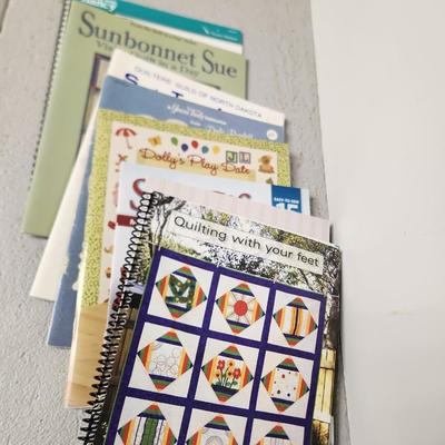 Booklets, spiral bound quilting lot