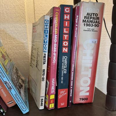 Car Manuals & shelf