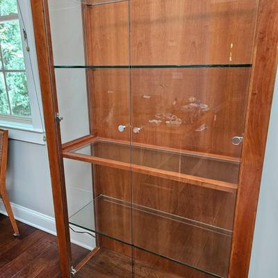 Stickley Glass Door Lighted Display Cabinet (DR-JS)