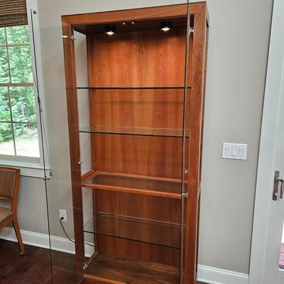 Stickley Glass Door Lighted Display Cabinet (DR-JS)