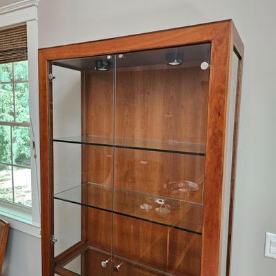 Stickley Glass Door Lighted Display Cabinet (DR-JS)