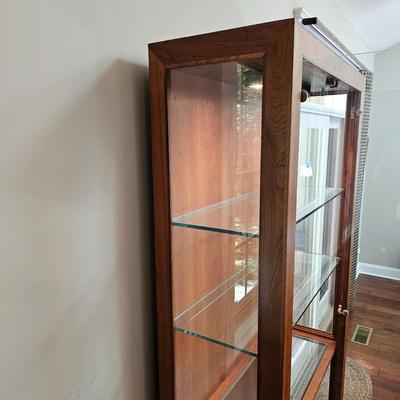 Stickley Glass Door Lighted Display Cabinet (DR-JS)
