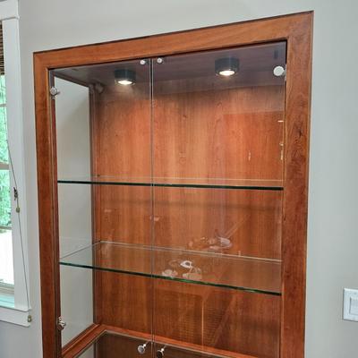 Stickley Glass Door Lighted Display Cabinet (DR-JS)