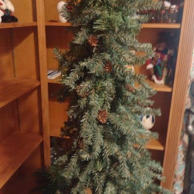 Artificial Tree- Measures Approx 12" Wide, 69" Tall