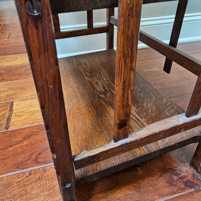 Vintage Oak Display Stand (DR-JS)