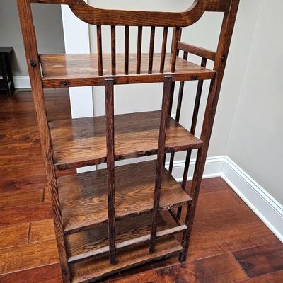 Vintage Oak Display Stand (DR-JS)