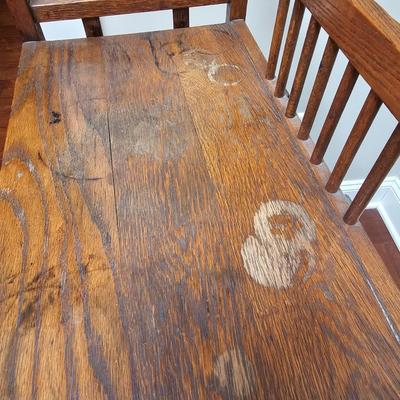 Vintage Oak Display Stand (DR-JS)