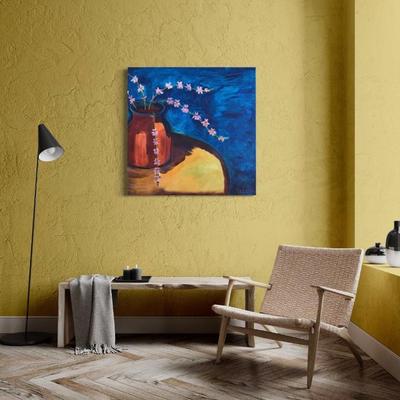 123 Petite Orchids 2000 Oil on Canvas by Ellen Into