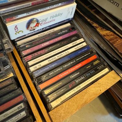 Stereo CDs, Albums, cameras