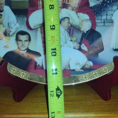 Numbered Pope John Paul II Commemorative Plate- By The Danbury Mint