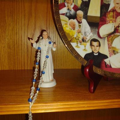 Numbered Pope John Paul II Commemorative Plate- By The Danbury Mint