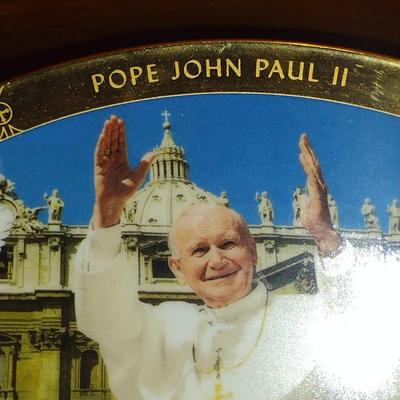 Numbered Pope John Paul II Commemorative Plate- By The Danbury Mint
