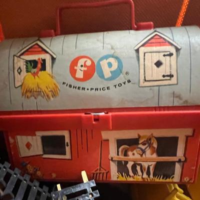 Variety of Vintage Metal Trains and Tracks, etc