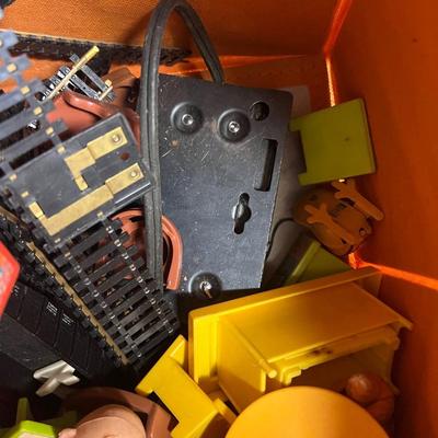 Variety of Vintage Metal Trains and Tracks, etc