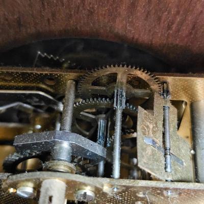 Howard Miller Oak Cabinet Regulator Style Clock (DR-JS)