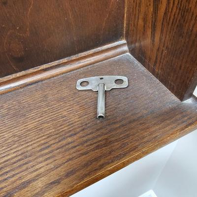Howard Miller Oak Cabinet Regulator Style Clock (DR-JS)