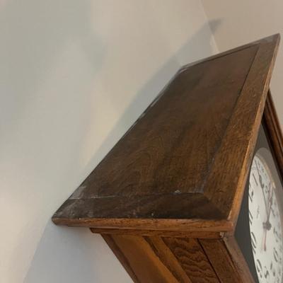 Howard Miller Oak Cabinet Regulator Style Clock (DR-JS)