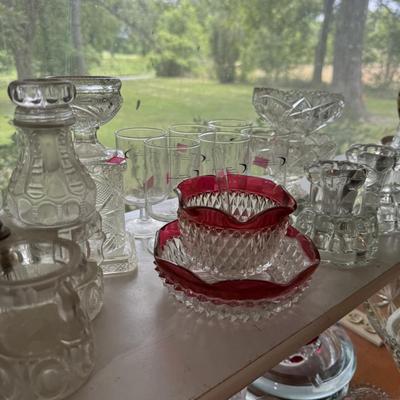 Glass party ware