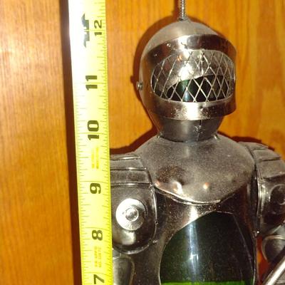 Metal Knight Design Wine Bottle Cover