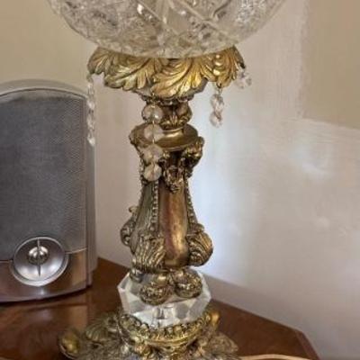 Vintage crystal lamp