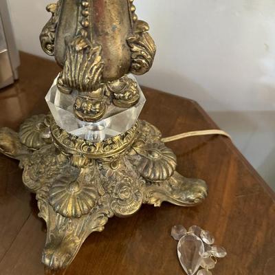 Vintage crystal lamp