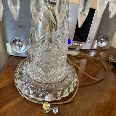 Vintage crystal lamp