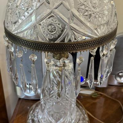 Vintage crystal lamp