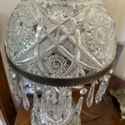 Vintage crystal lamp