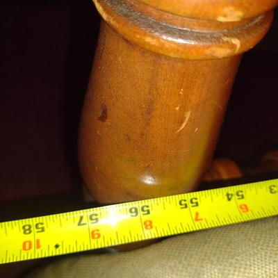 Full Size Bed with Wooden Head and Foot Boards