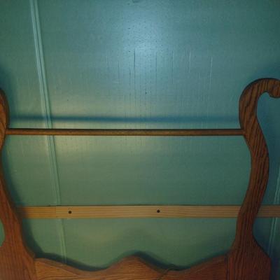 Wooden Wash Stand- Approx 31" Wide, 16 3/4" Deep (No Contents)