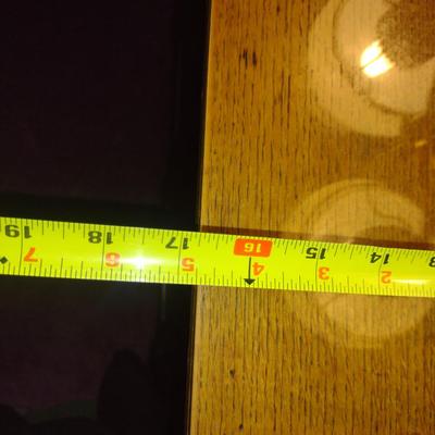 Wooden Wash Stand- Approx 31" Wide, 16 3/4" Deep (No Contents)