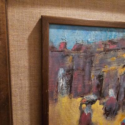 Samuel Grodensky Signed Oil Painting (D-JS)
