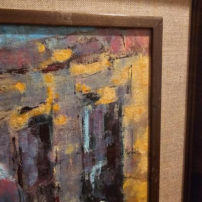 Samuel Grodensky Signed Oil Painting (D-JS)