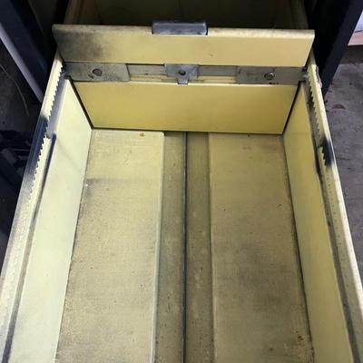 Black Metal Filing Cabinet