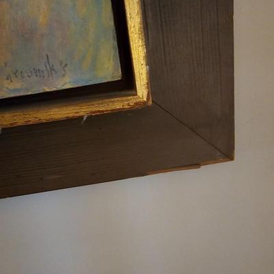 Framed/Signed Oil Painting by Samuel Grodensky (D-JS)