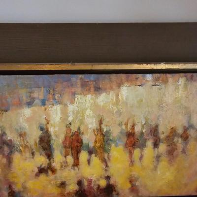 Framed/Signed Oil Painting by Samuel Grodensky (D-JS)