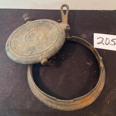Vintage Cast Iron Waffle Maker