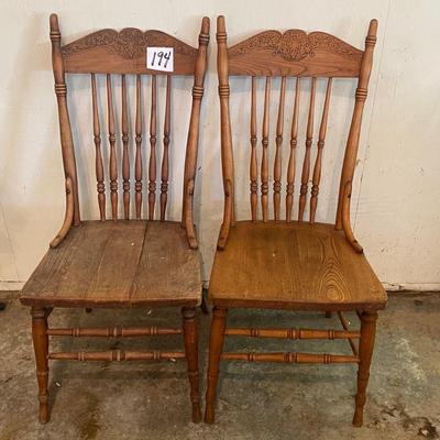 Vintage Wooden Chairs
