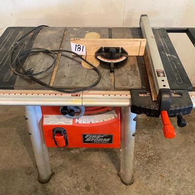 Fire Storm Table Saw