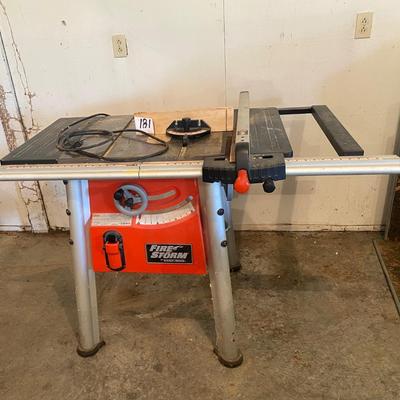 Fire Storm Table Saw