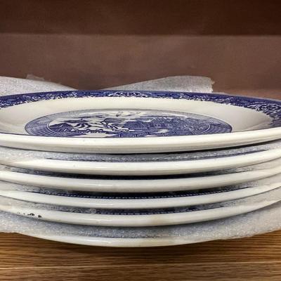12” Blue Asian Style Platters