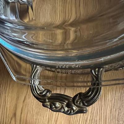 Marinex Glass Casserole Dish w/ Lid and Caddy