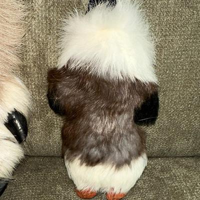 56 PAIR ALASkA WALL DOLL FROM FUR & REINDEER HOOVES