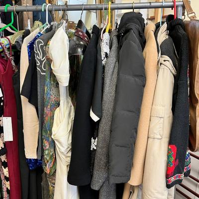 Vintage coats and gowns