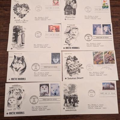 15 - 1990's First Day Issues Envelopes & Display Cards Artic Animals Sonoran Desert & More Lot 5