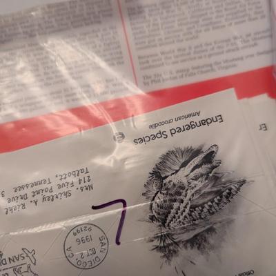 28 - 1990's First Day Issue Envelopes & Display Cards American Aircraft Endangered Species Lot 7