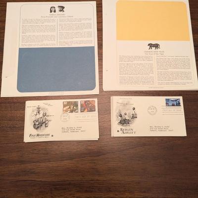 8 - 1990's First Day Issue Envelopes & Display Cards Folk Musicians Gospel Singers Lot 9