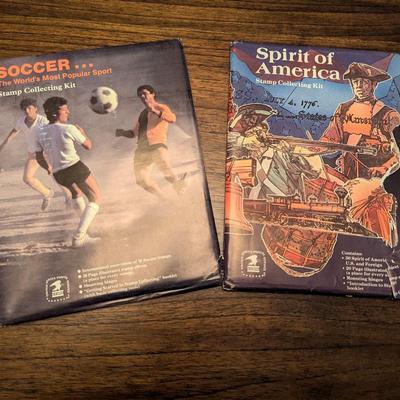 Soccer & Spirit Of America Stamp Collecting Kits